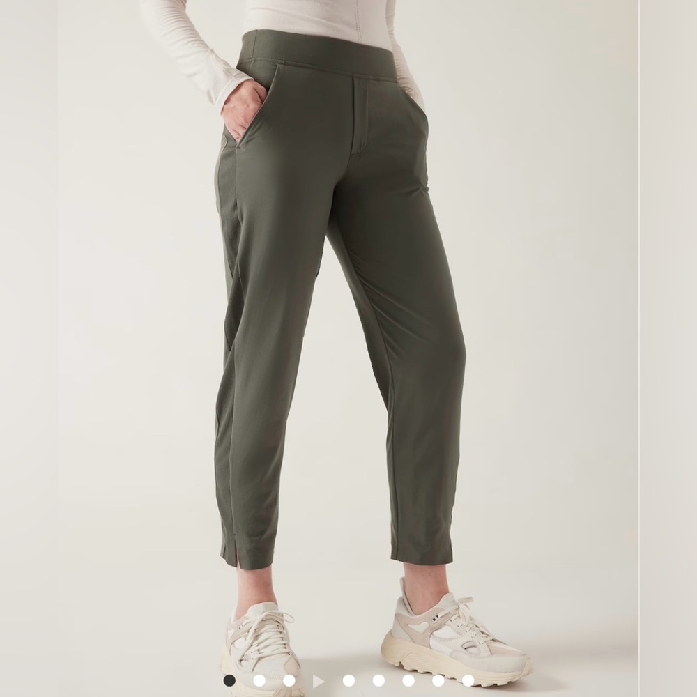 Athleta Brooklyn Ankle Pant size 2, Mountain Olive color